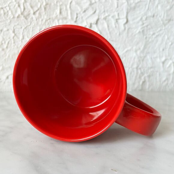 Starbucks Red Mug Green Mermaid Logo - 2020 Starbucks Coffee Cup 12 fl oz - Picture 5 of 6